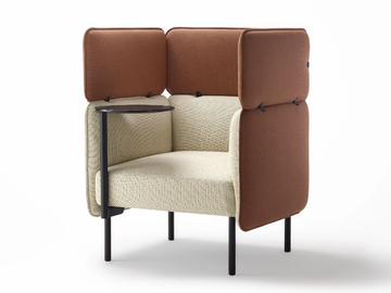 ADAPT - Fabric armchair high-back by Ross Gardam - view 3